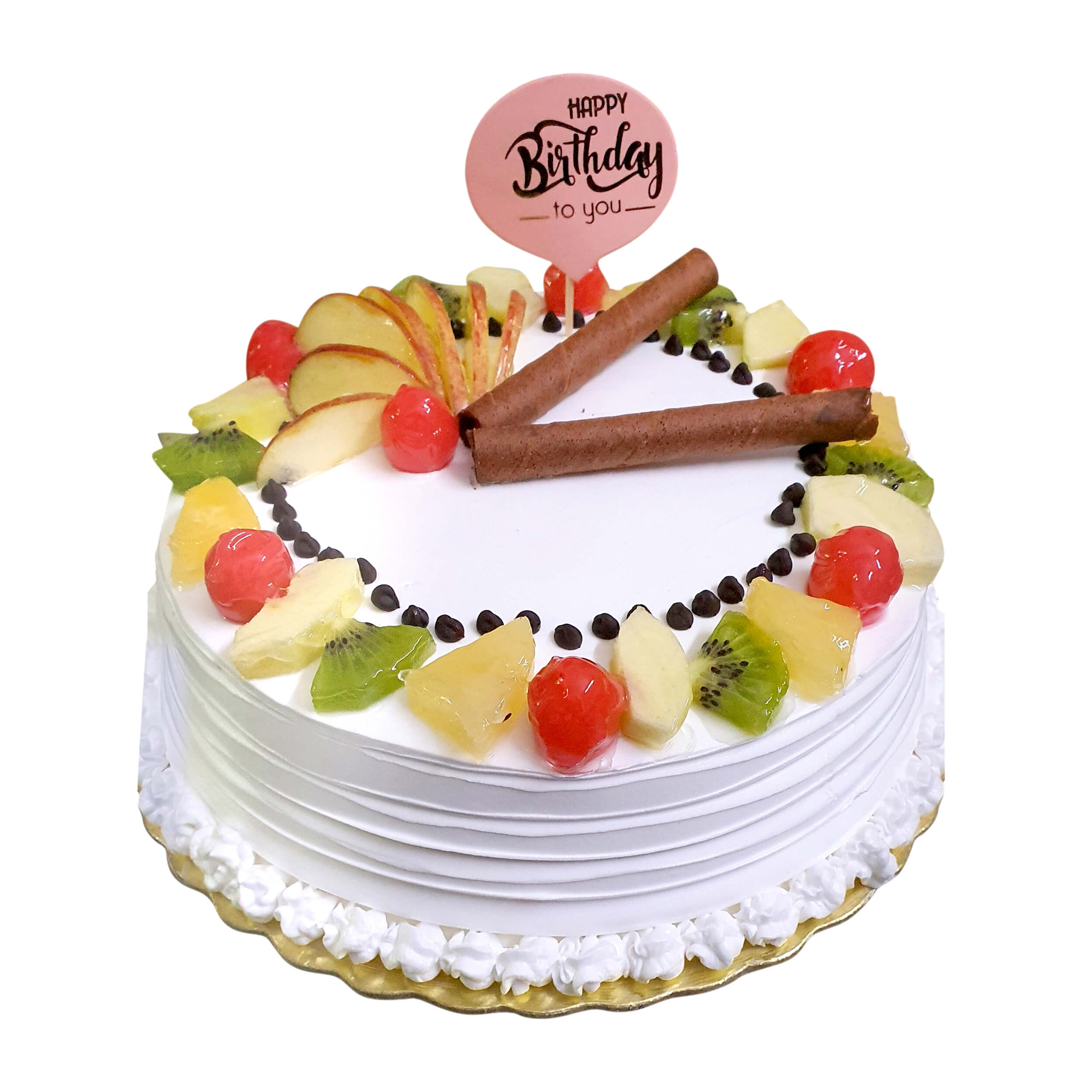 Vanilla & Fresh Fruit Cake | La Monarca Bakery